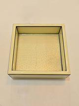 Crackle Tray 7.5*7.5(With Blue Glaze