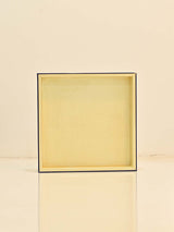 Crackle Tray 12x12x2(With Blue Glaze)