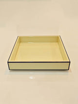 Crackle Tray 12x12x2(With Blue Glaze)