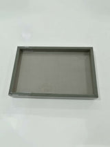 ZigZag Grey 12x8x1 inch tray