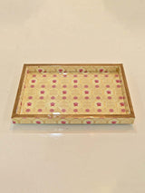 Baros without peacock without red flower 12x8x1 tray