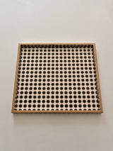 17x15x1 Tray Black & White