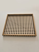 16x14x1 Tray Black & White