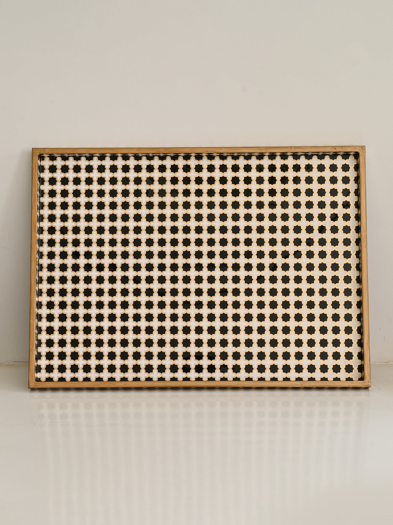 18X25X1 Tray Black & White