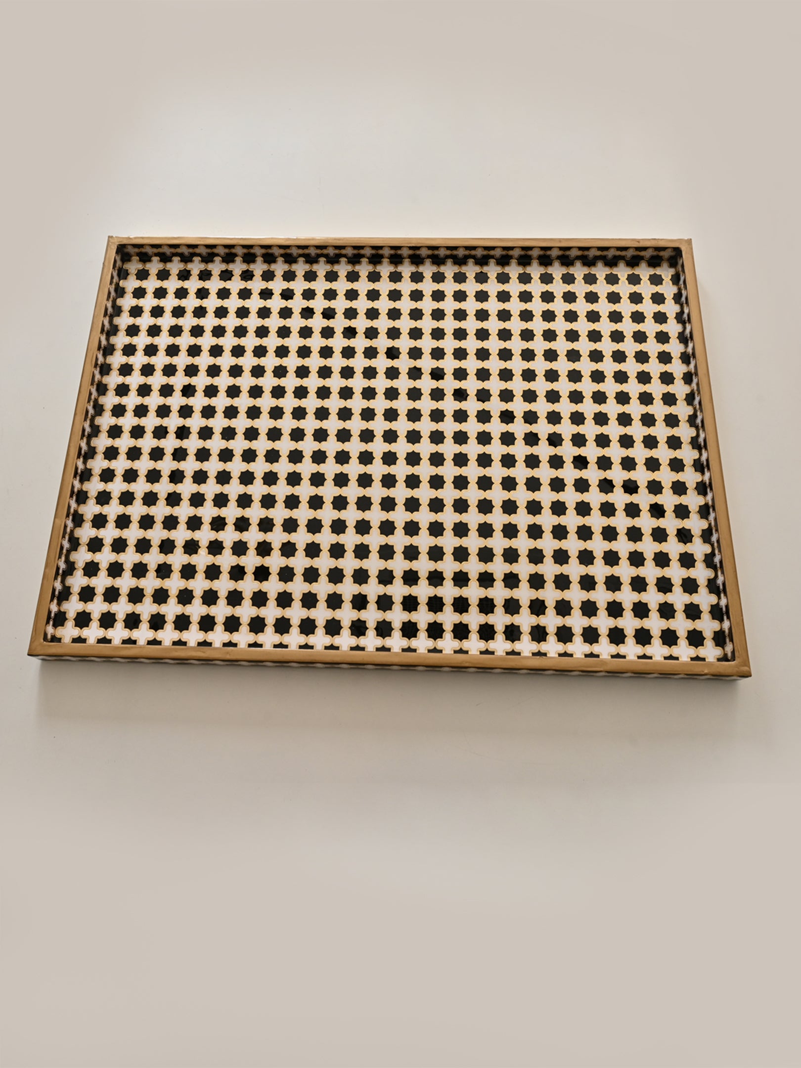 18X25X1 Tray Black & White