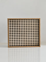 16 x 14 x 3 Tray Black & White