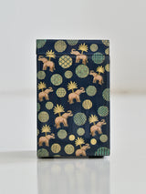 Blue Elephant Printed Tissue Holder 8 Magnet