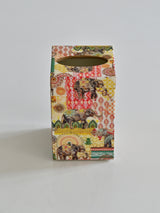 Multi Elephant Large rectangle Printed Tissue Holder With Magnet