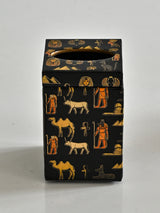 Black Ancient Egypt  Large Rectangle Printed  Tissue Holder 8 Magnet