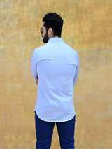 Solid Powder Blue Formal Mens Shirt