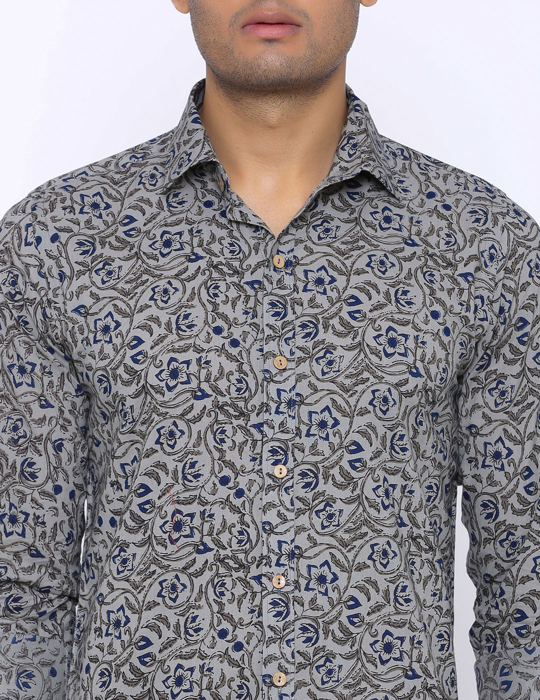 sanganeri printed shirt
