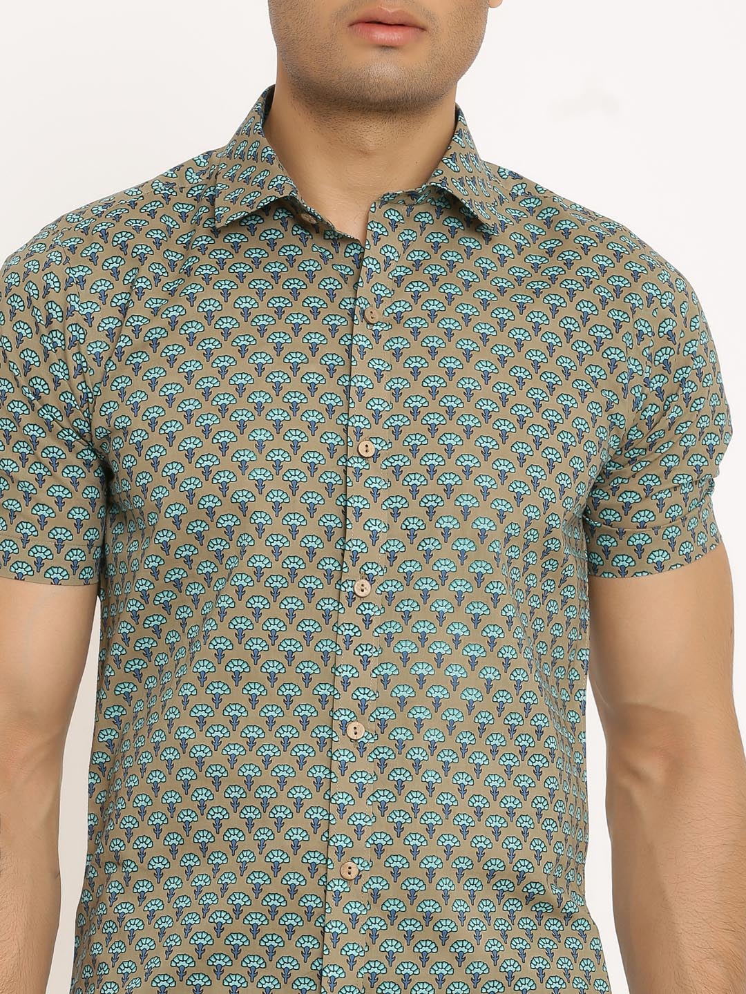 sanganeri printed shirt