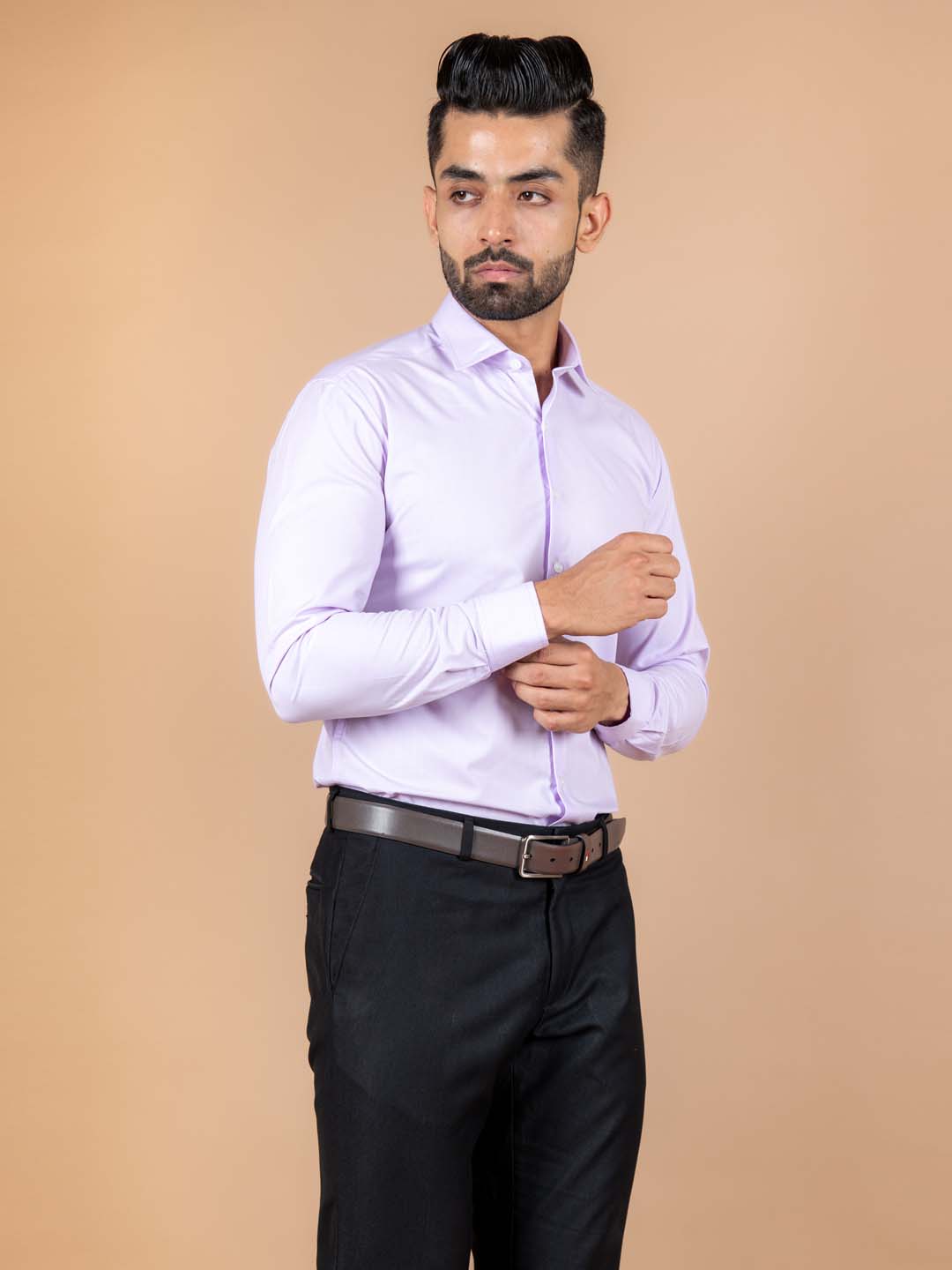 Violet Solid Shirt