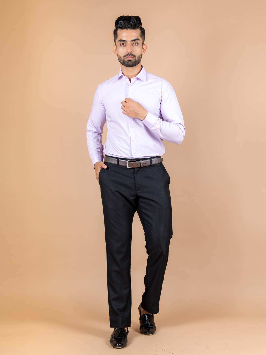 Violet Solid Shirt
