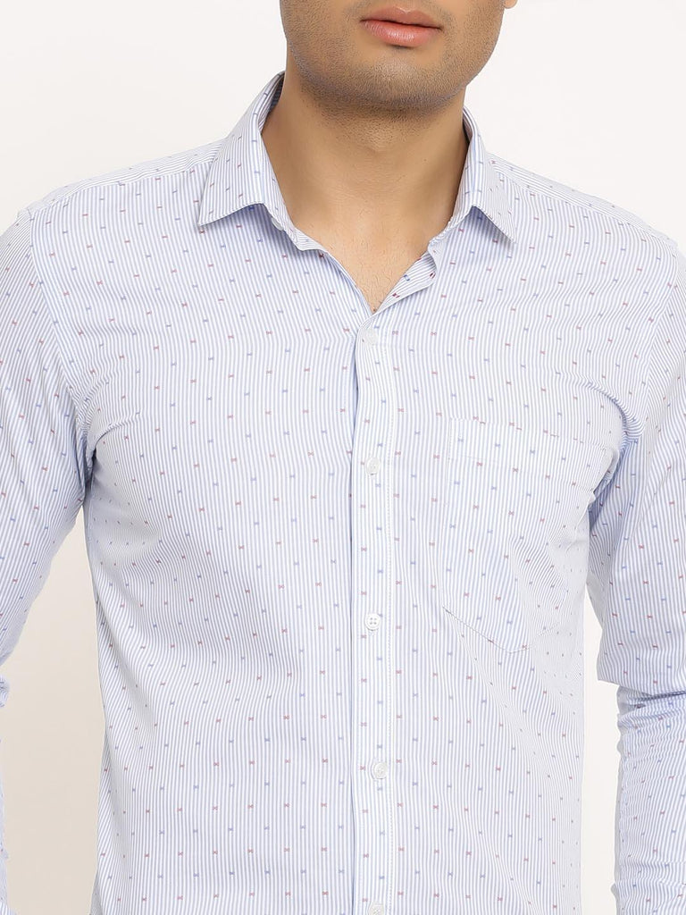 Blue Self designer Cotton Shirt - Tistabene