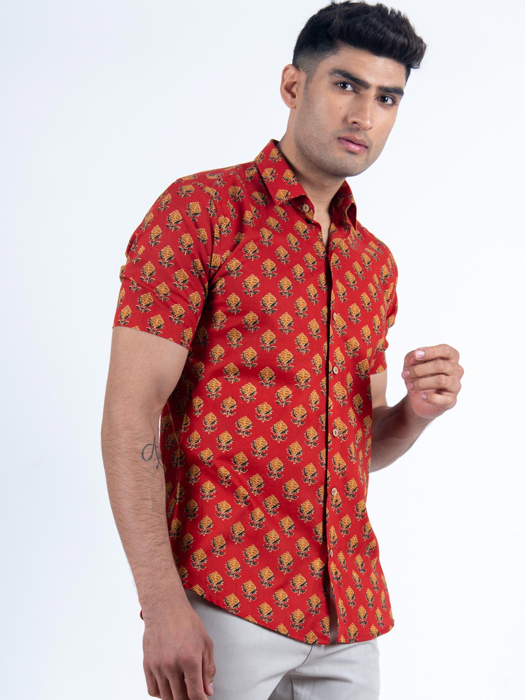 block printed shirts