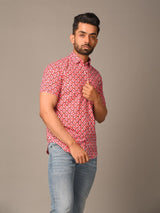 pink printed shirts online