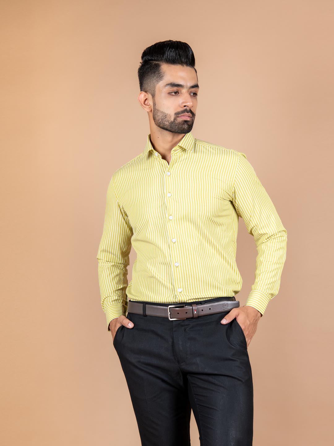 Yellow Stripes Shirt