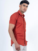 cotton printed shirts for men