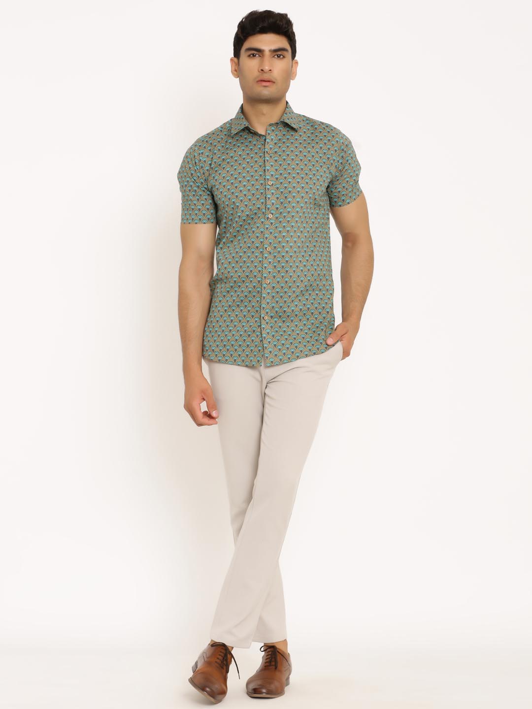 block printed shirts