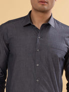 Greyscale Egyptian Cotton Shirt - Tistabene