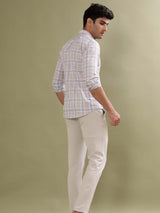 Blue and Yellow Checks Shirt