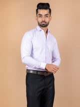 Light Purple Solid Shirt