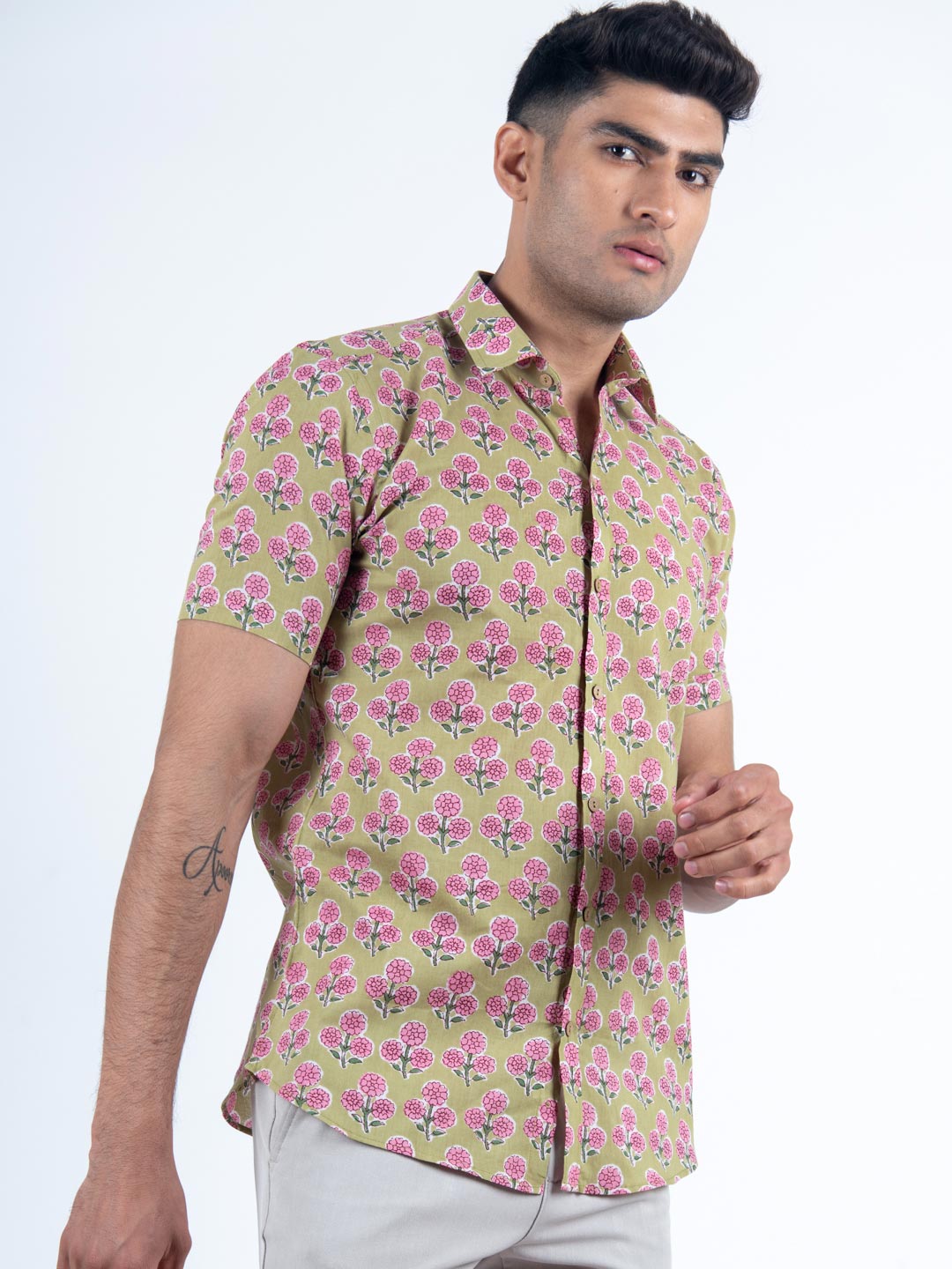 printed half sleeve shirts
