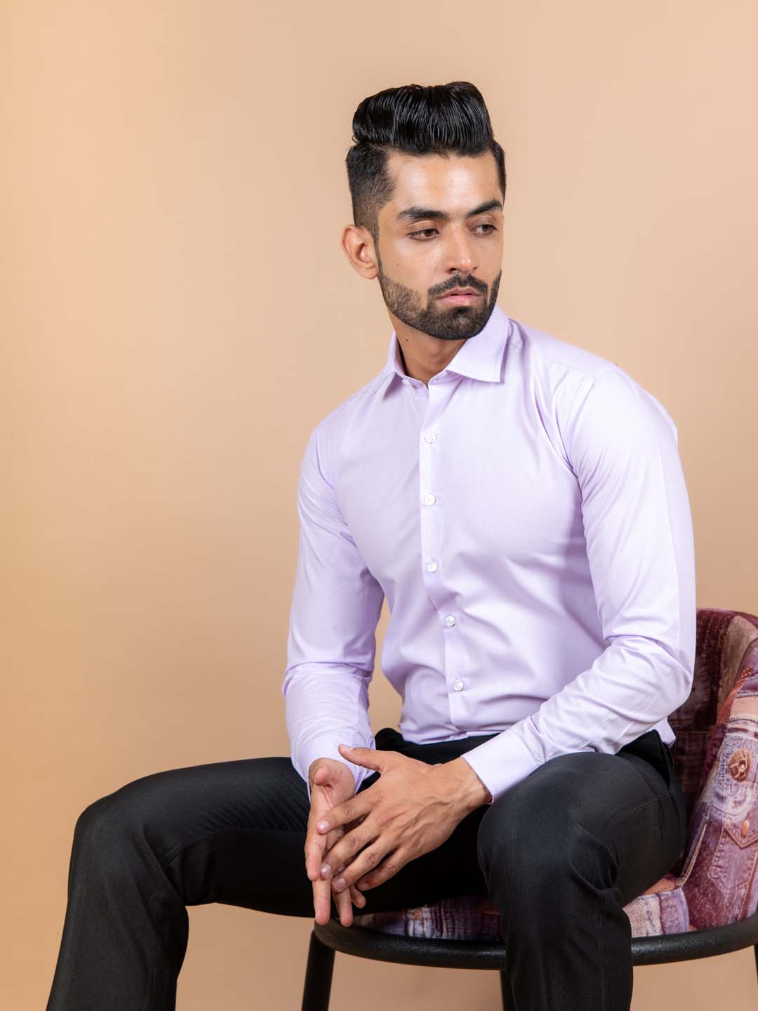 Violet Solid Shirt