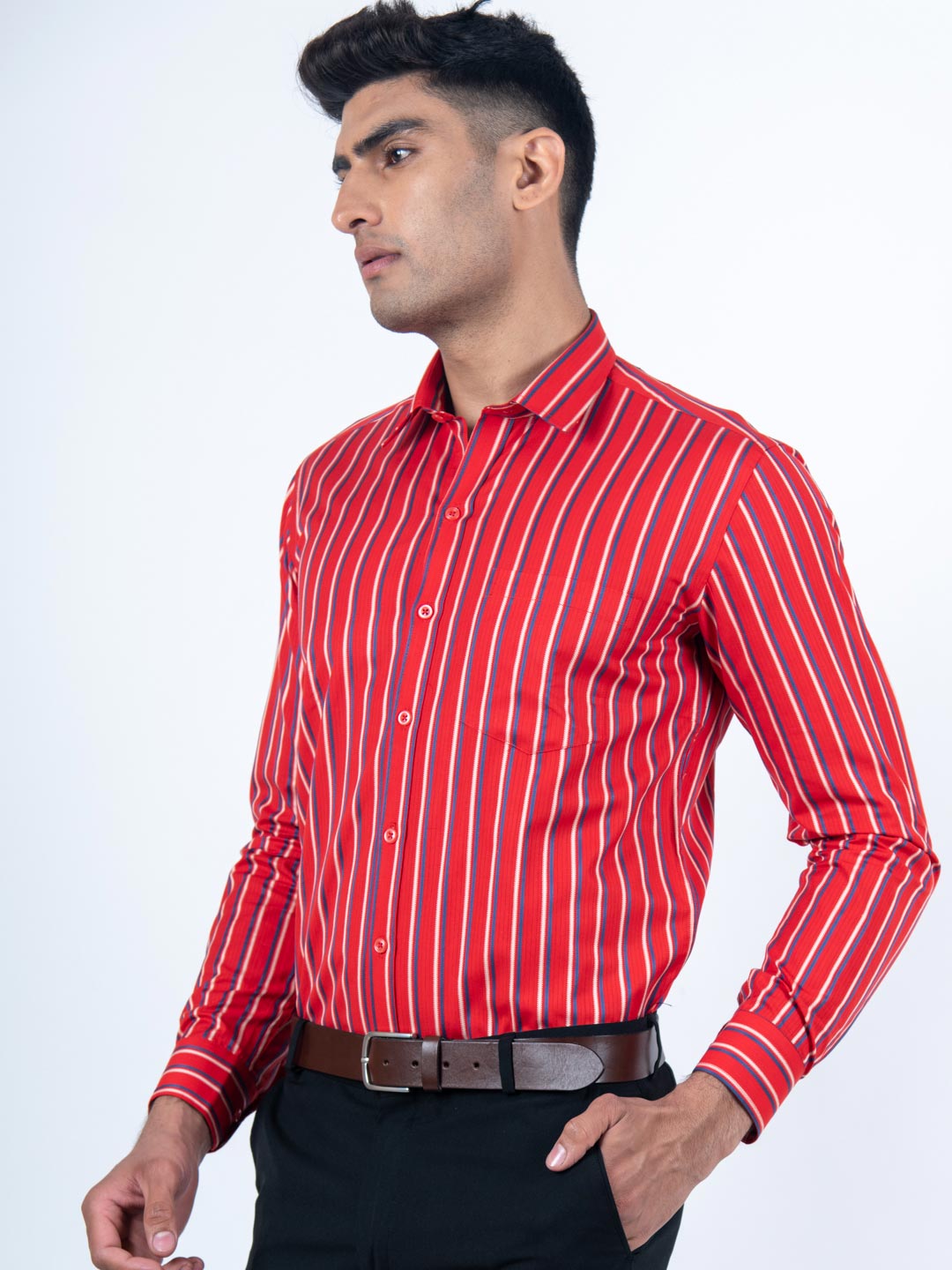 Red check shirt