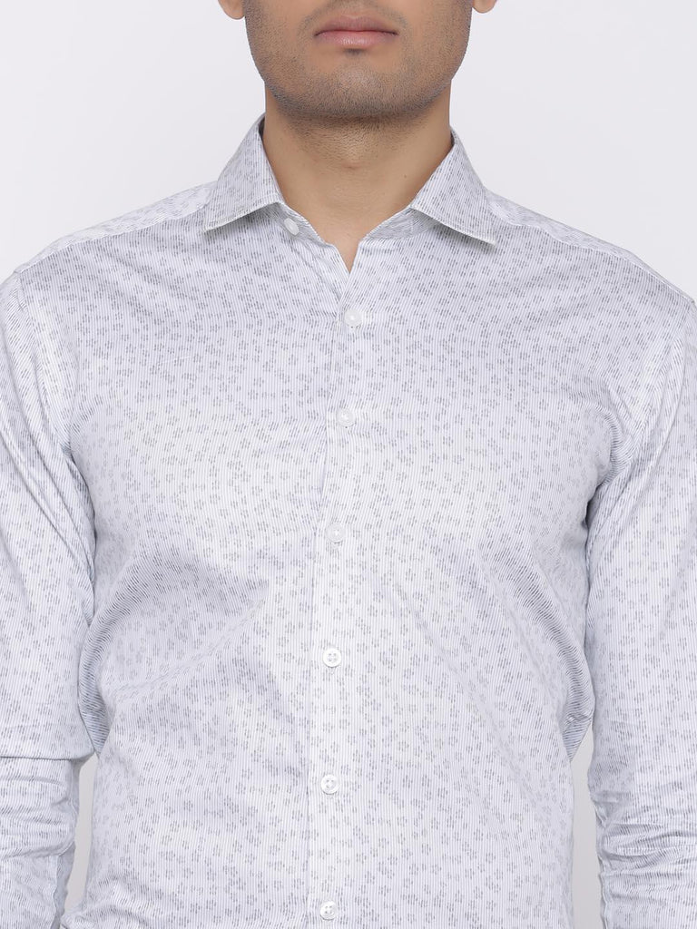 Grey Floral Shirt - Tistabene