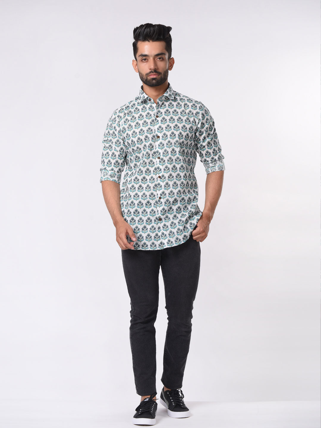 Perennial Printed Cotton Shirt