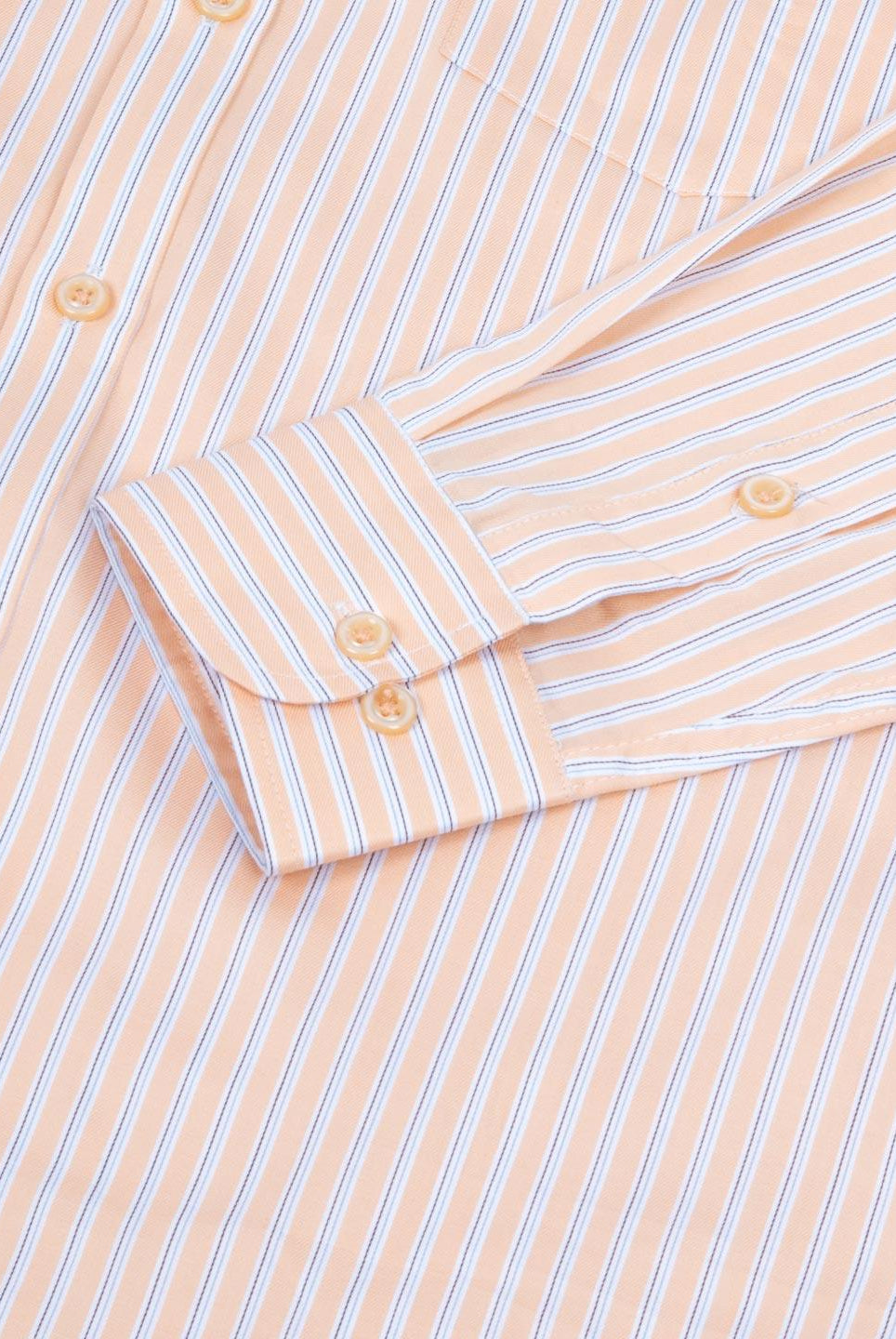 Yellow Stripes Cotton Shirt - Tistabene