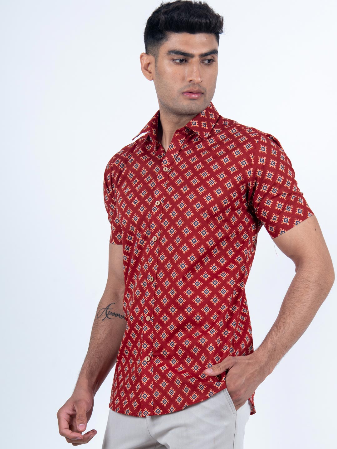 sanganeri shirt