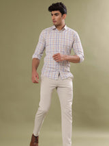 Blue and Yellow Checks Shirt
