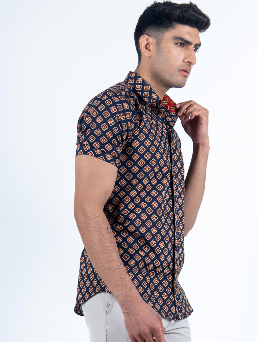 sanganeri printed shirt