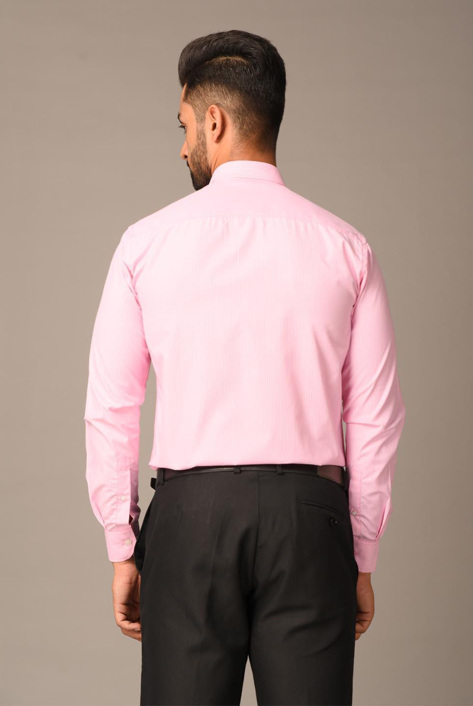 Light Pink Stripes Formal Shirt - Tistabene