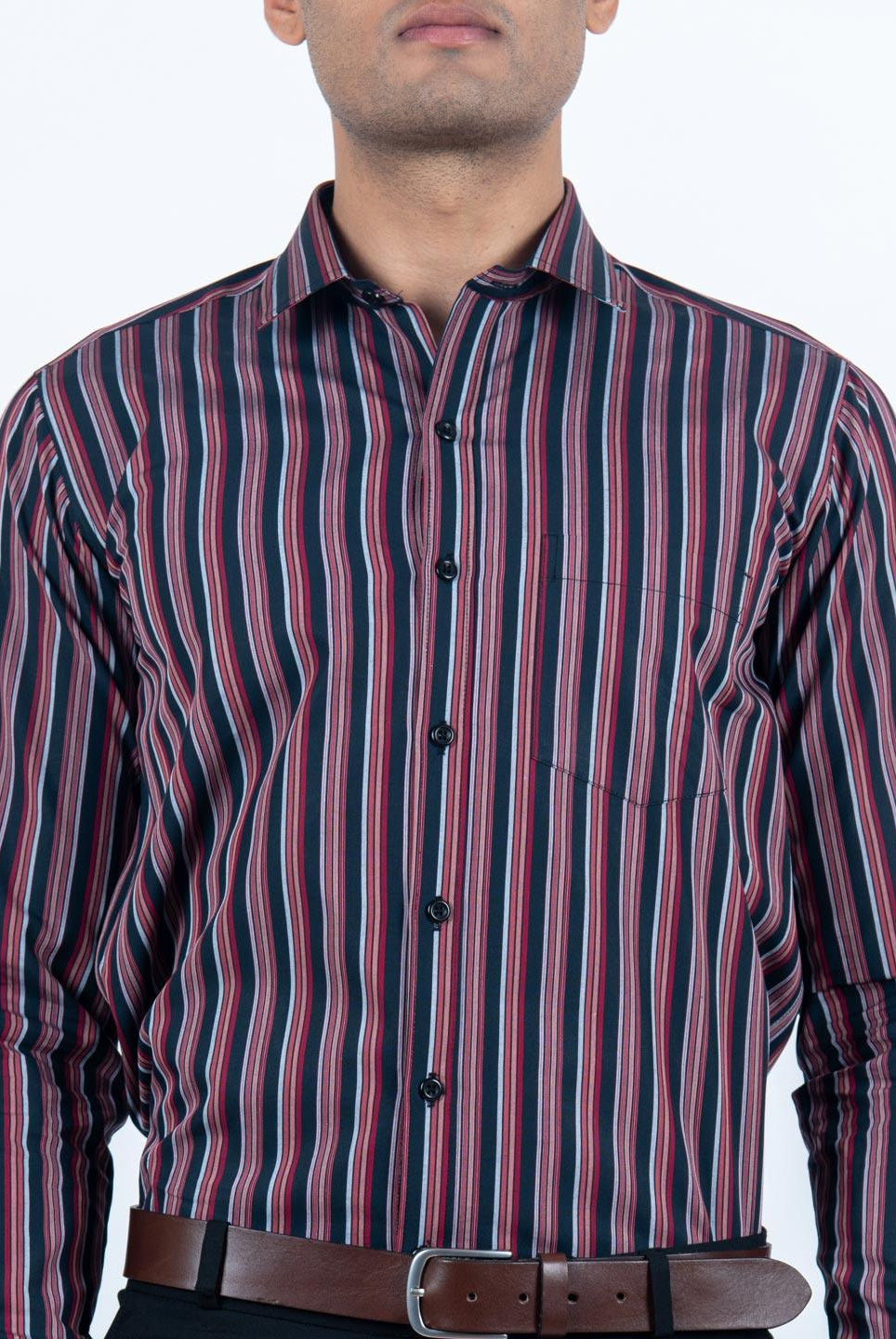Spectre Stripes Cotton Shirt - Tistabene