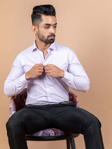 Light Purple Solid Shirt