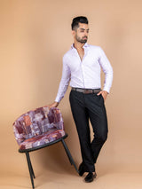 Light Purple Solid Shirt