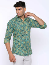sanganeri printed shirt