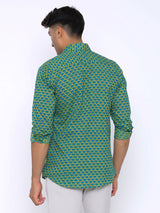 sanganeri printed shirt