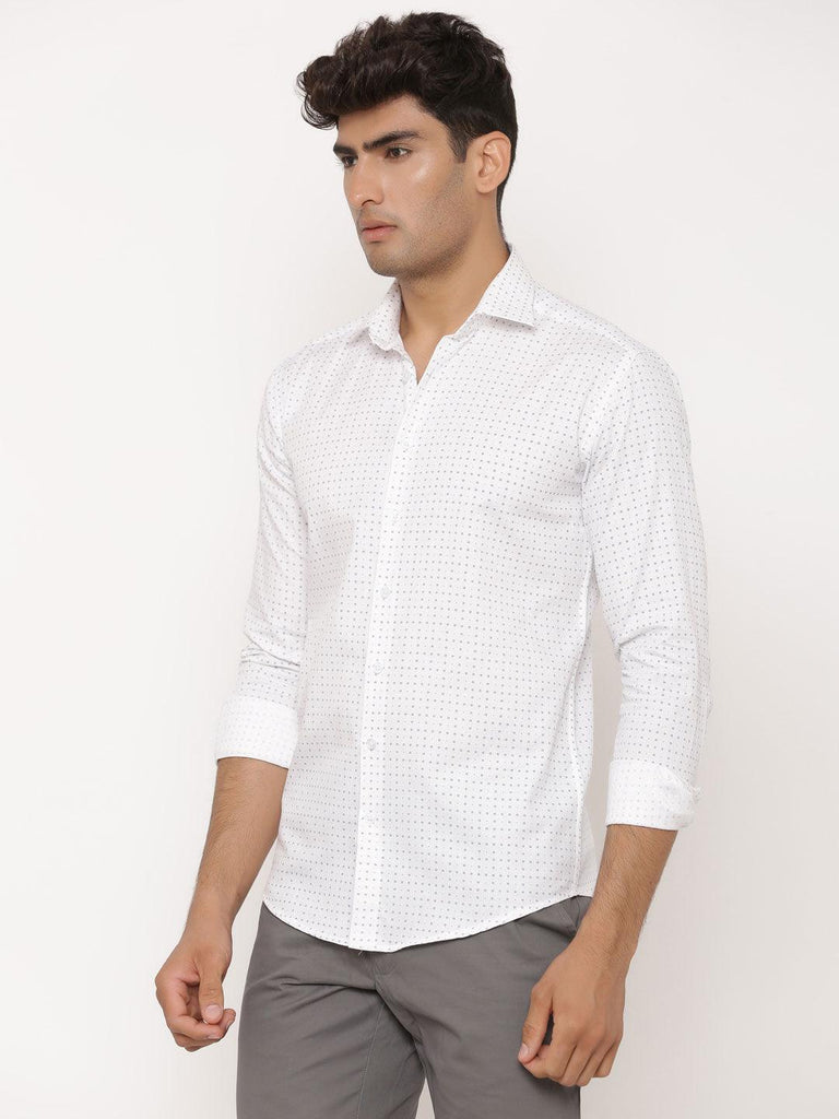 White Dotted Shirt - Tistabene