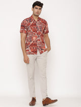 abstract printed shirts