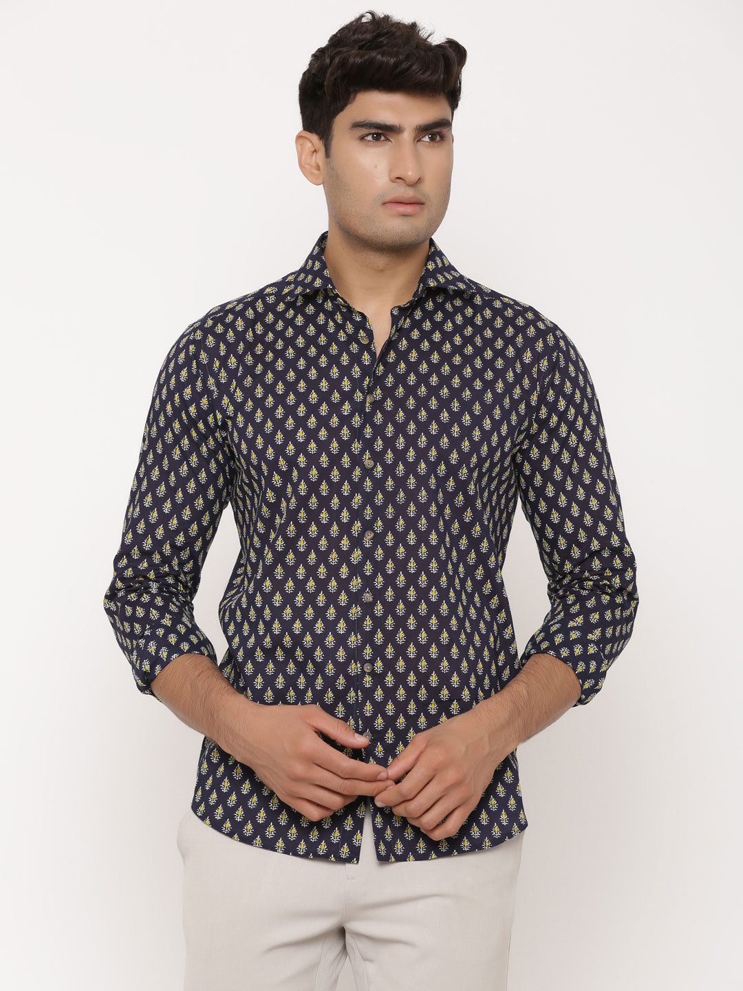 sanganeri printed shirt