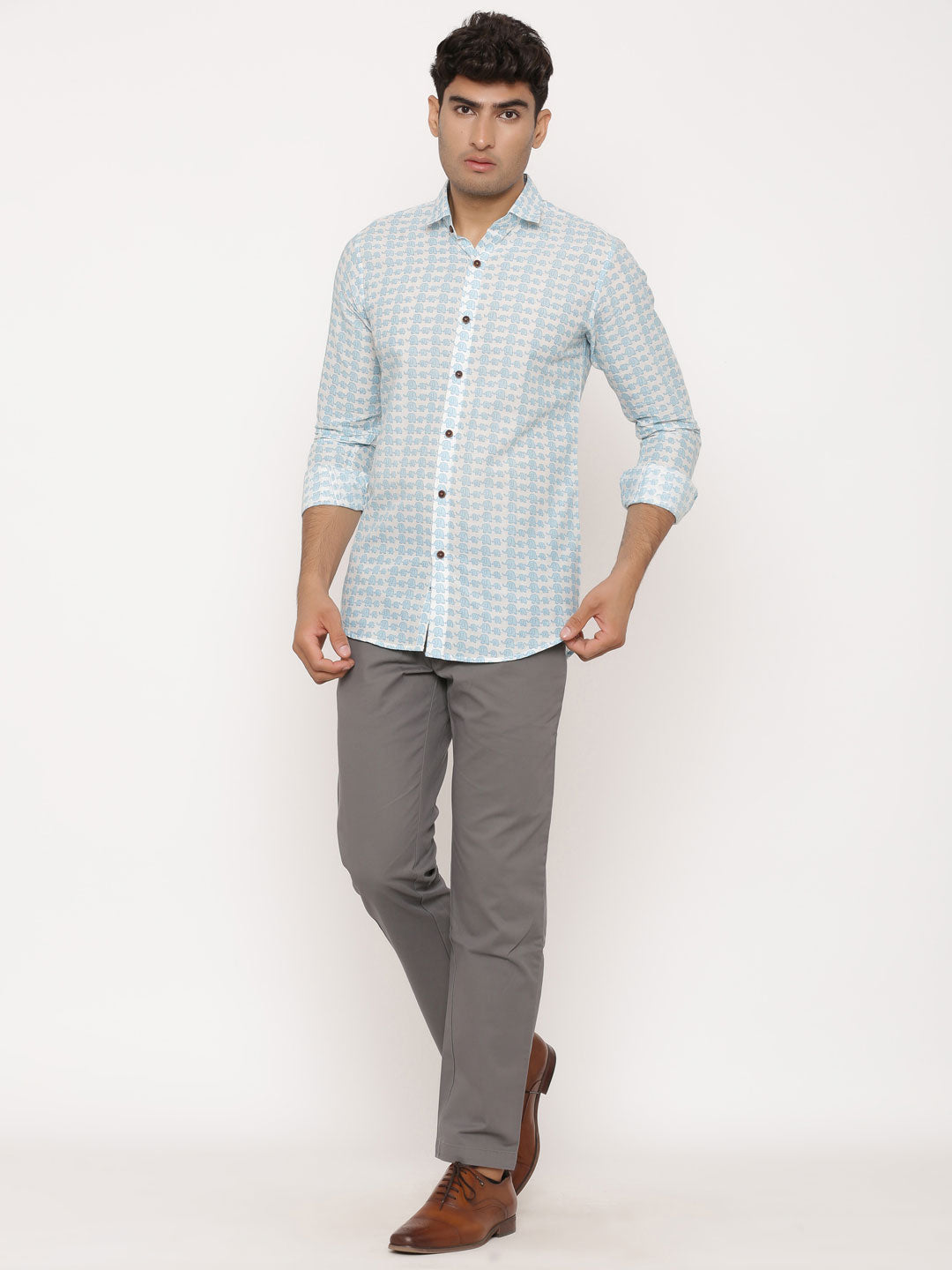 All Over Elephant Printed Shirt