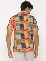 Patchwork Printed Shirt