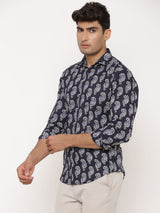 cotton printed shirts for men