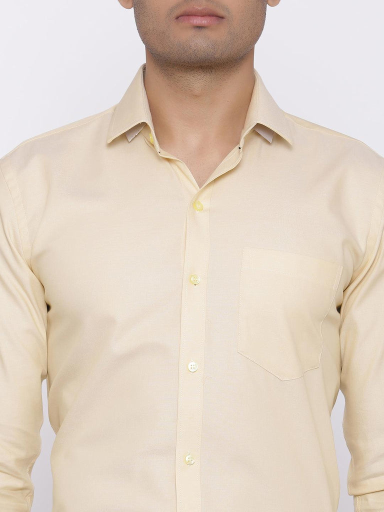 Yellow Egyptian Cotton Shirt - Tistabene