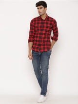 Red Flannel Check Shirt